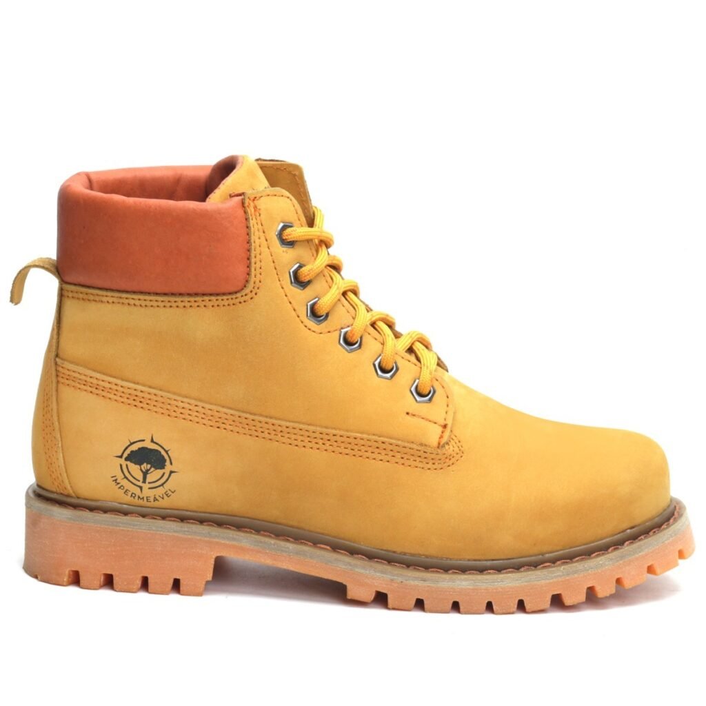 Bota Adventure Tratorada Inch6 Amarela Trylha