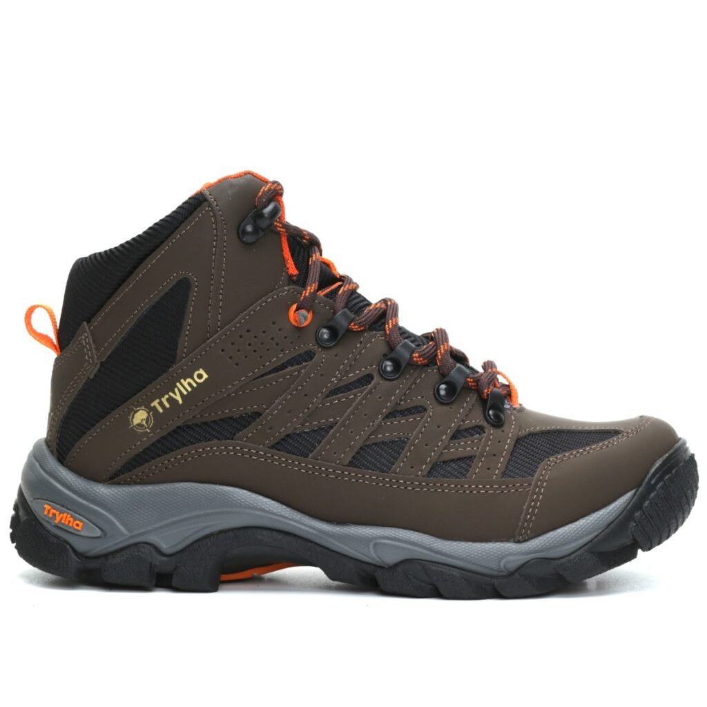Bota Trilha Crestwood Café TRYLHA
